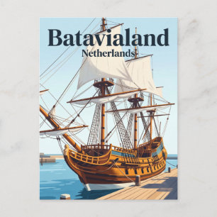 Batavialand Nederländerna Vykort