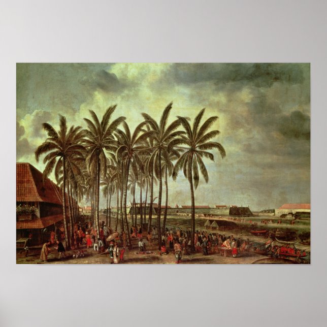 Batavias slott,Seen från Kali Besar Poster (Framsidan)