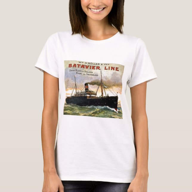Batavier fodrar vintage resor tee (Framsida)