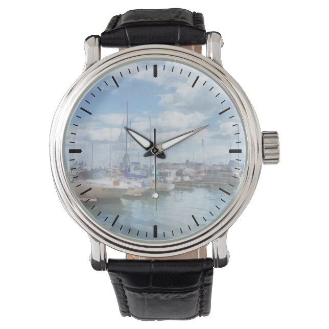 Båtbasängen Fells Point Armbandsur (Framsida)
