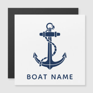 Båtbåtanchor och namn nautisk sed