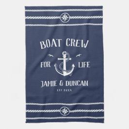 Båtbesättning för det moderna, livskraftiga namnet kökshandduk