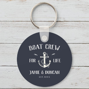 Båtbesättning för det moderna, livskraftiga namnet nyckelring