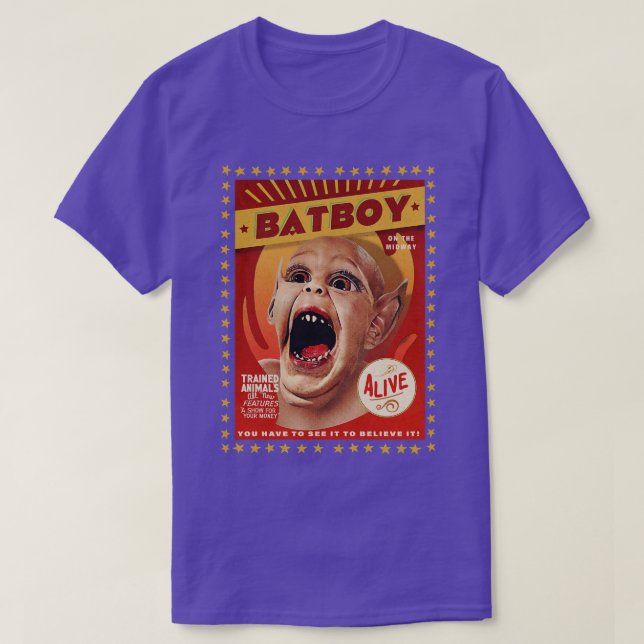 Batboy Freak Showstyle Poster T Shirt (Design framsida)
