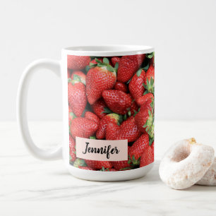 Batch av Red Juicy Strawbär Kaffemugg