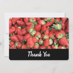 Batch av Red Juicy Strawbär Tack Kort