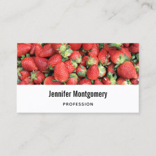 Batch av Red Juicy Strawbär Visitkort