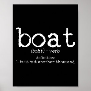 Båtdefinition Bust Ut En Till Tusen Roliga Bo Poster