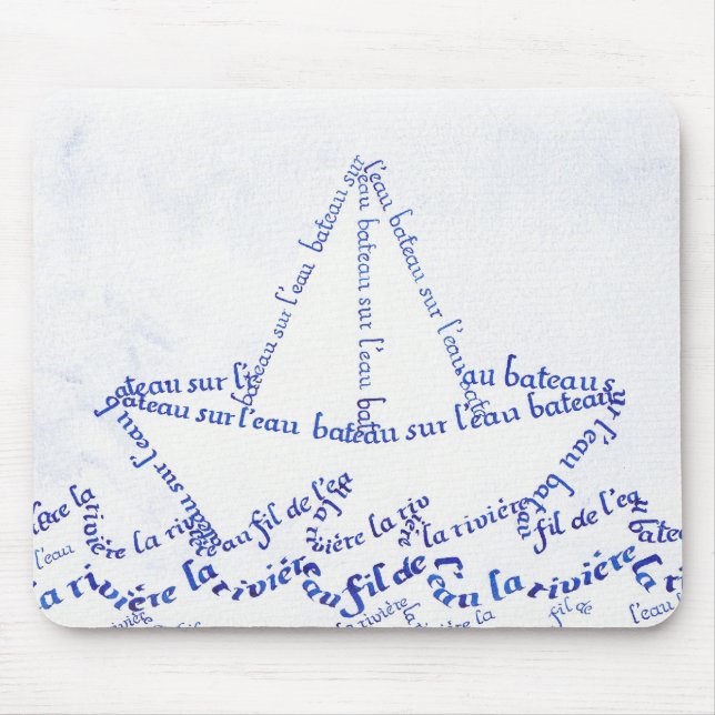 Bateau sur l'eau. musmatta (Framsidan)