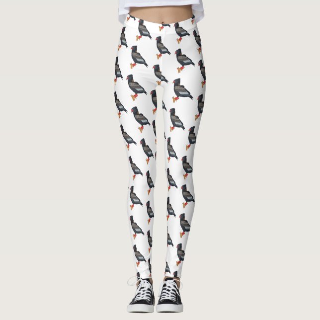 Bateleur Eagle-illustration Leggings (Framsida)