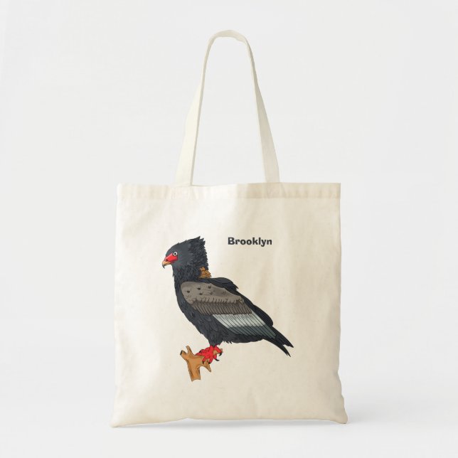 Bateleur Eagle-illustration Tygkasse (Framsidan)