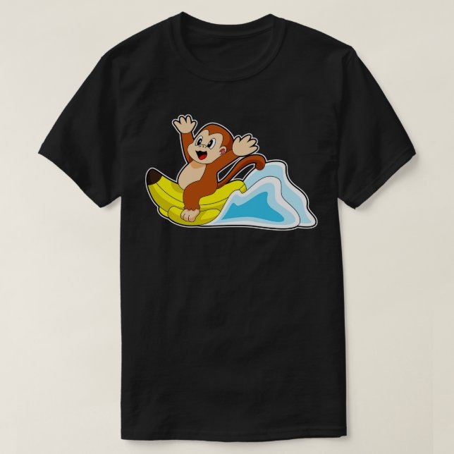 Båten Monkey Banana T Shirt (Design framsida)