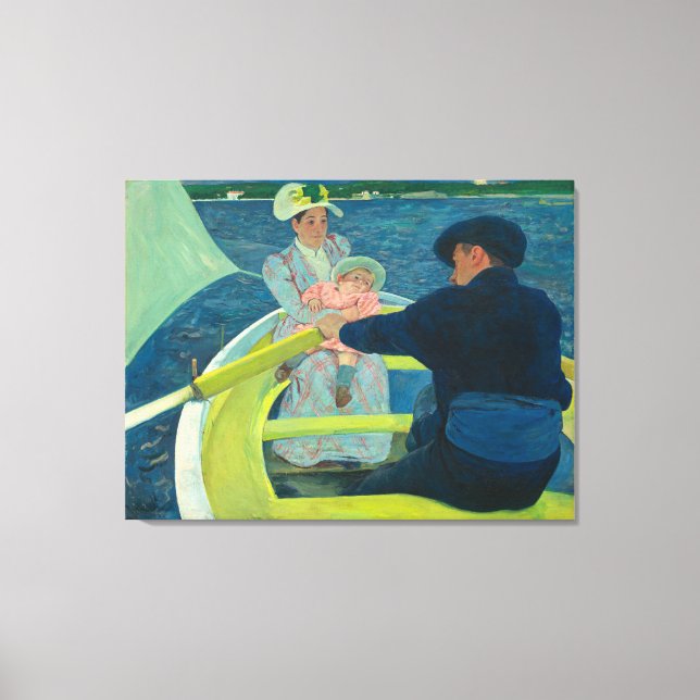 Båten Party Canvastryck (Framsida)