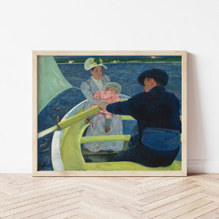 Båten Party   Mary Cassatt Poster