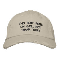 Båten springa på gas.. Inte "Tack"