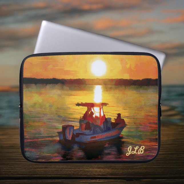 Båten till Sunset Neoprene Laptop sleeve (Skapare uppladdad)