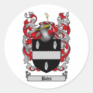 BATES FAMILY CREST - BATES JACKAR ARM RUNT KLISTERMÄRKE