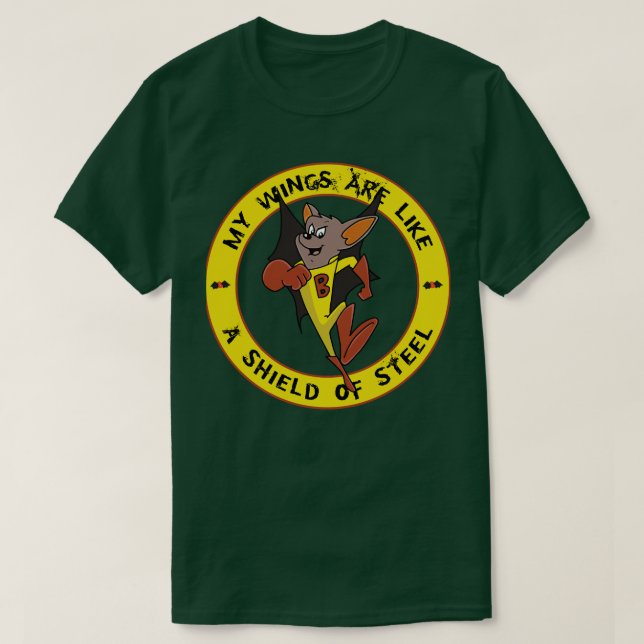Batfink Min Vingar är som en stålsköld Classi T Shirt (Design framsida)