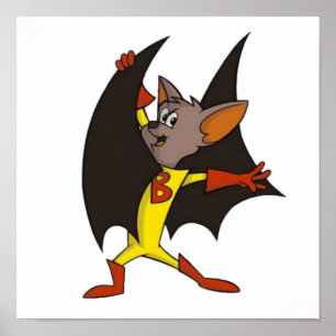Batfink tecknade figurer poster