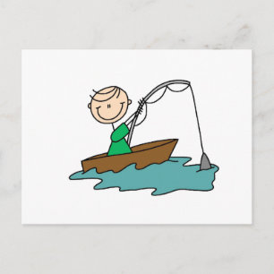 Båtfiske Vykort