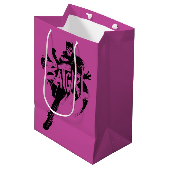 Batgirl Bläck Brush Namn (Framsidan Vinklad)