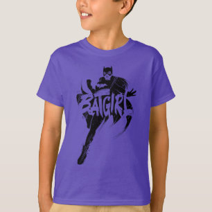Batgirl Bläck Brush Namn T Shirt
