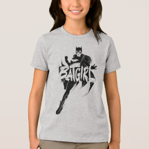 Batgirl Bläck Brush Namn T Shirt
