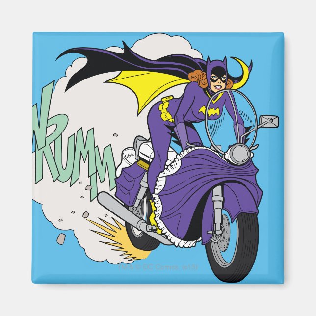 Batgirl Cycle Magnet (Framsidan)