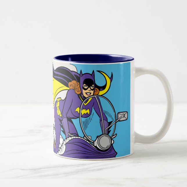 Batgirl Cycle Två-Tonad Mugg (Höger)