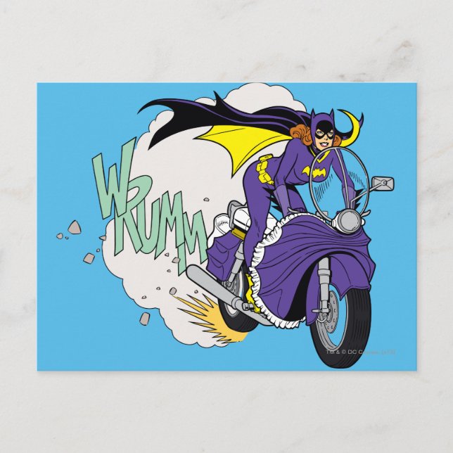 Batgirl Cycle Vykort (Framsida)