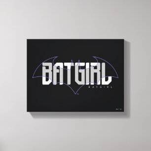 Batgirl Hi-Tech Namn Graphic Canvastryck