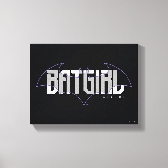 Batgirl Hi-Tech Namn Graphic Canvastryck (Framsida)