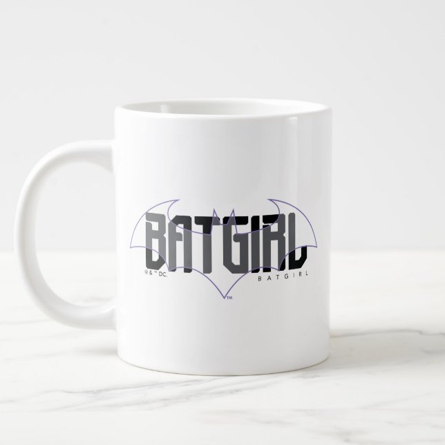 Batgirl Hi-Tech Namn Graphic Jumbo Mugg (Vänster)