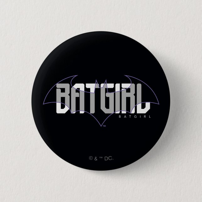Batgirl Hi-Tech Namn Graphic Knapp (Framsida)