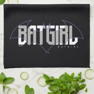 Batgirl Hi-Tech Namn Graphic Kökshandduk