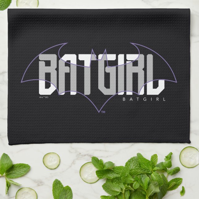 Batgirl Hi-Tech Namn Graphic Kökshandduk (Vikta)