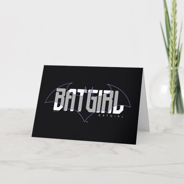 Batgirl Hi-Tech Namn Graphic Kort (Framsida)