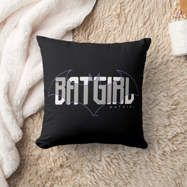 Batgirl Hi-Tech Namn Graphic Kudde (Filt)