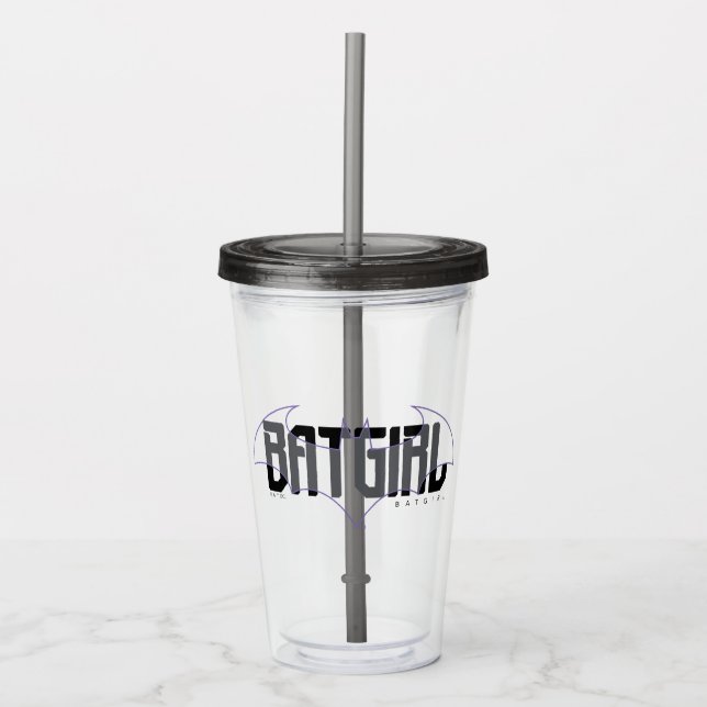 Batgirl Hi-Tech Namn Graphic Take Away Mugg (Framsida)