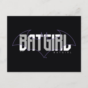 Batgirl Hi-Tech Namn Graphic Vykort