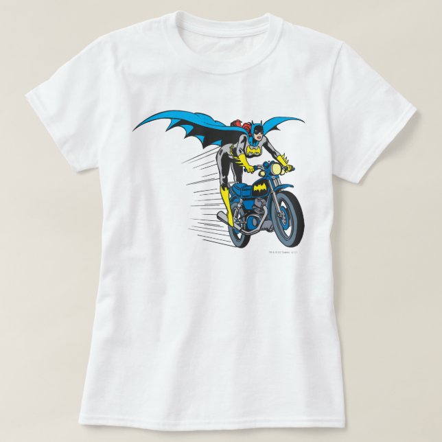 Batgirl on Batcle T-shirt (Design framsida)