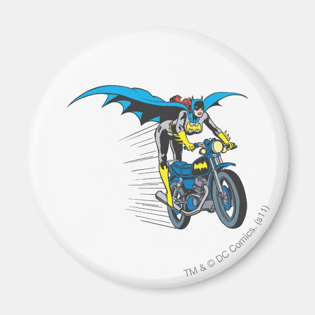 Batgirl on Batcycle Magnet (Framsidan)