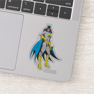 Batgirl poserar klistermärken