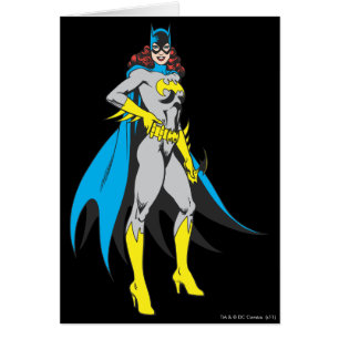 Batgirl Poses Hälsningskort