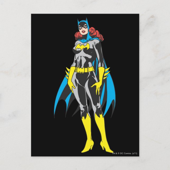 Batgirl Stands Vykort (Framsida)
