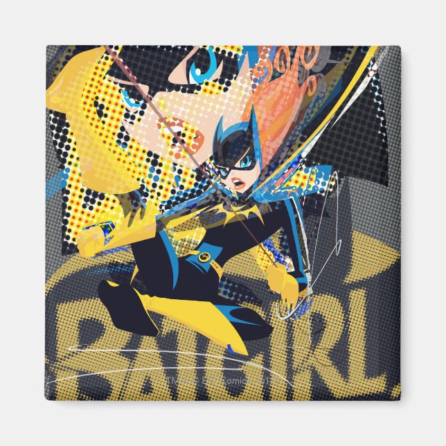 Batgirl Swinging Kick Magnet (Framsidan)
