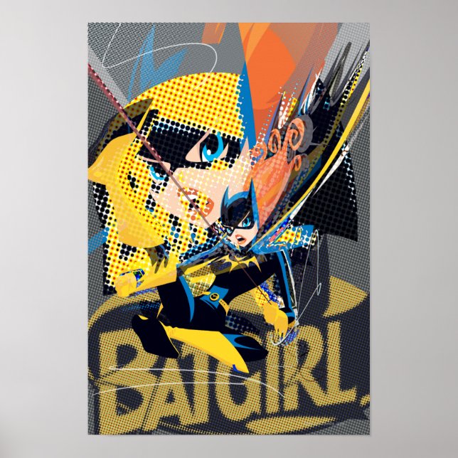Batgirl Swinging Kick Poster (Framsidan)
