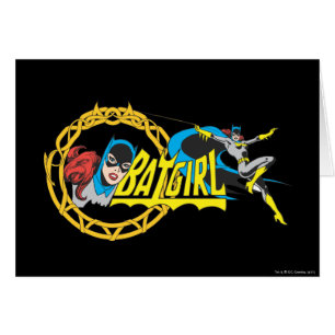 Batgirl-Visning Hälsningskort