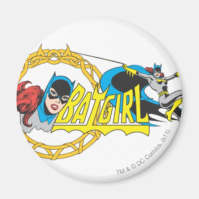 Batgirl-Visning Magnet (Framsidan)
