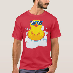 Bath Anka Funny Duckie Coola Bath Leksak Rubber An T Shirt